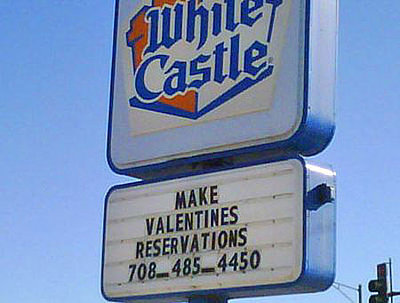 Would you like White Castle candles over your White Castle meal?