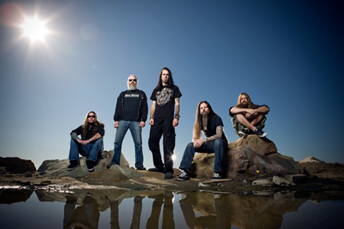 A day at the beach with Lamb of God