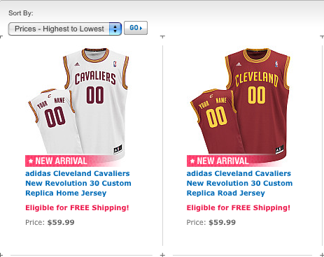 cleveland cavaliers nba store
