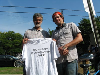 Dana Depew will support Cleveland art in other ways. Frank jackson will still wear this shirt.