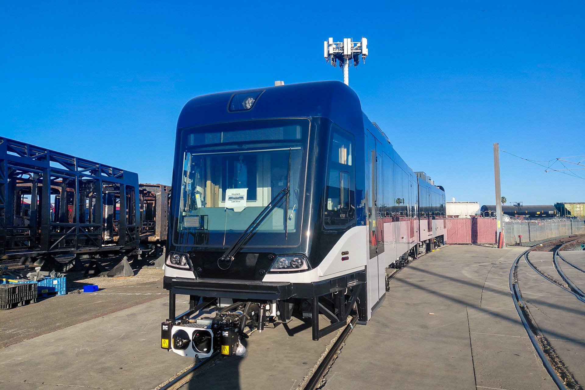 First New RTA Railcar Arrives in Cleveland