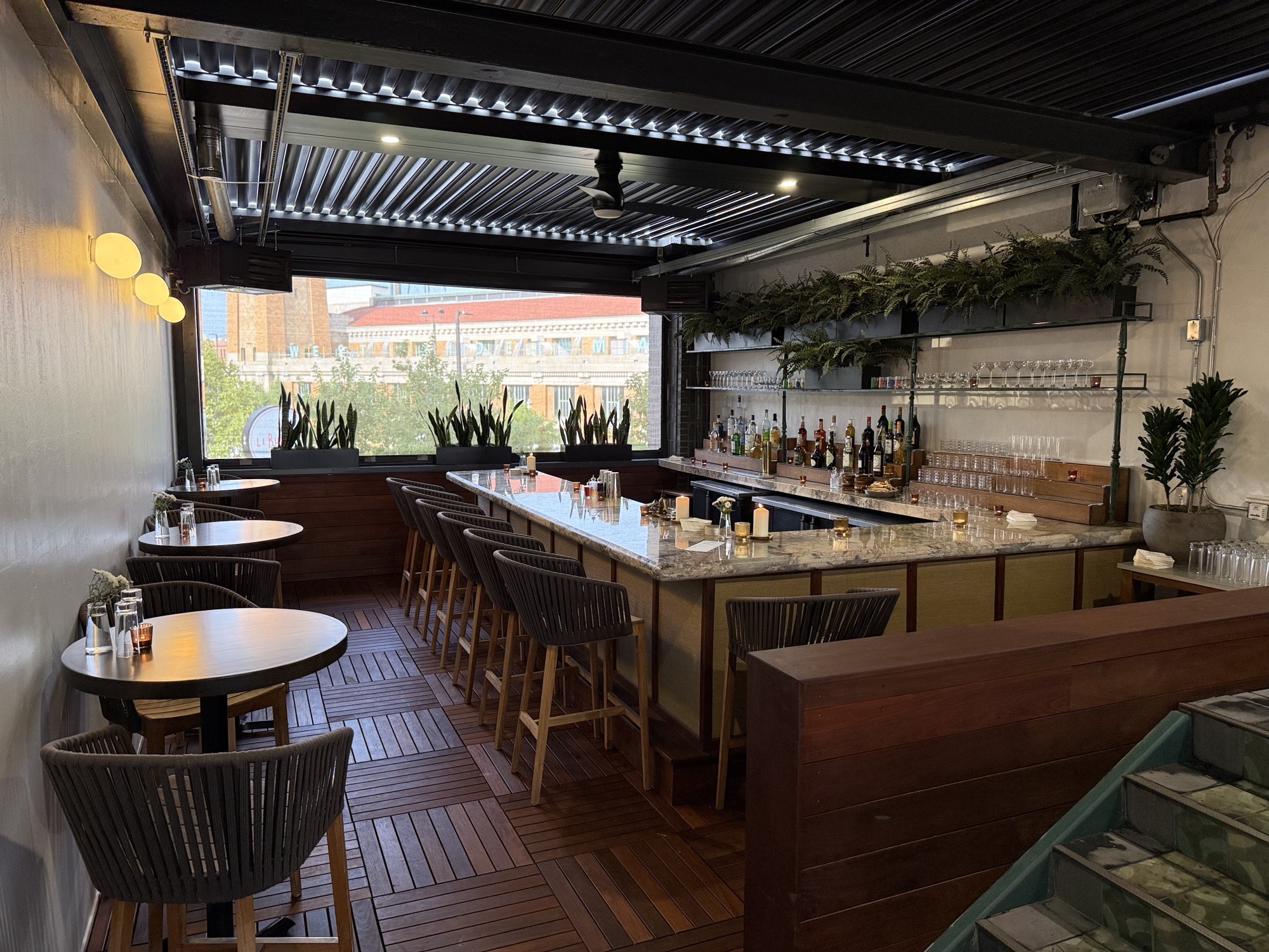 Olive Room Debuts with Skyline Views and Bold Cocktails at Intro in Ohio City